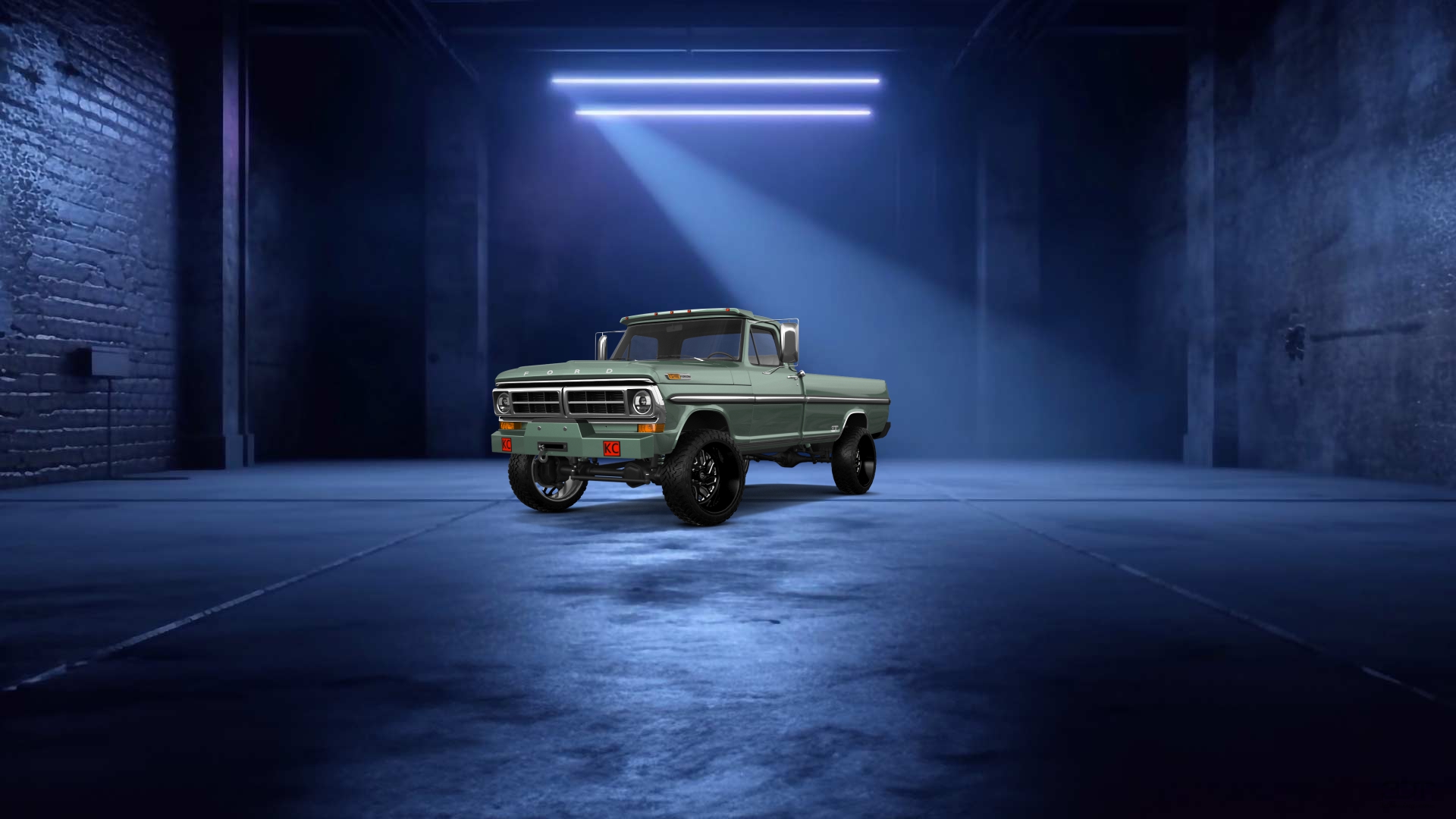 Ford F-250 2 Door pickup truck 1971 tuning