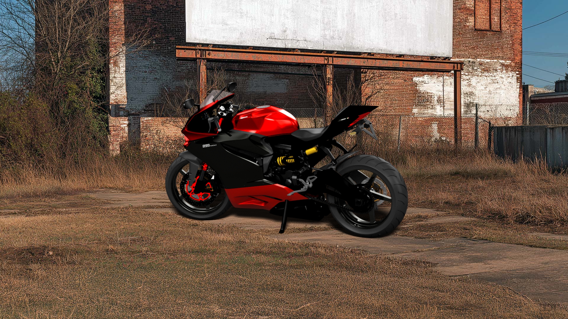 Ducati 899 Panigale Sport Bike 2015 tuning