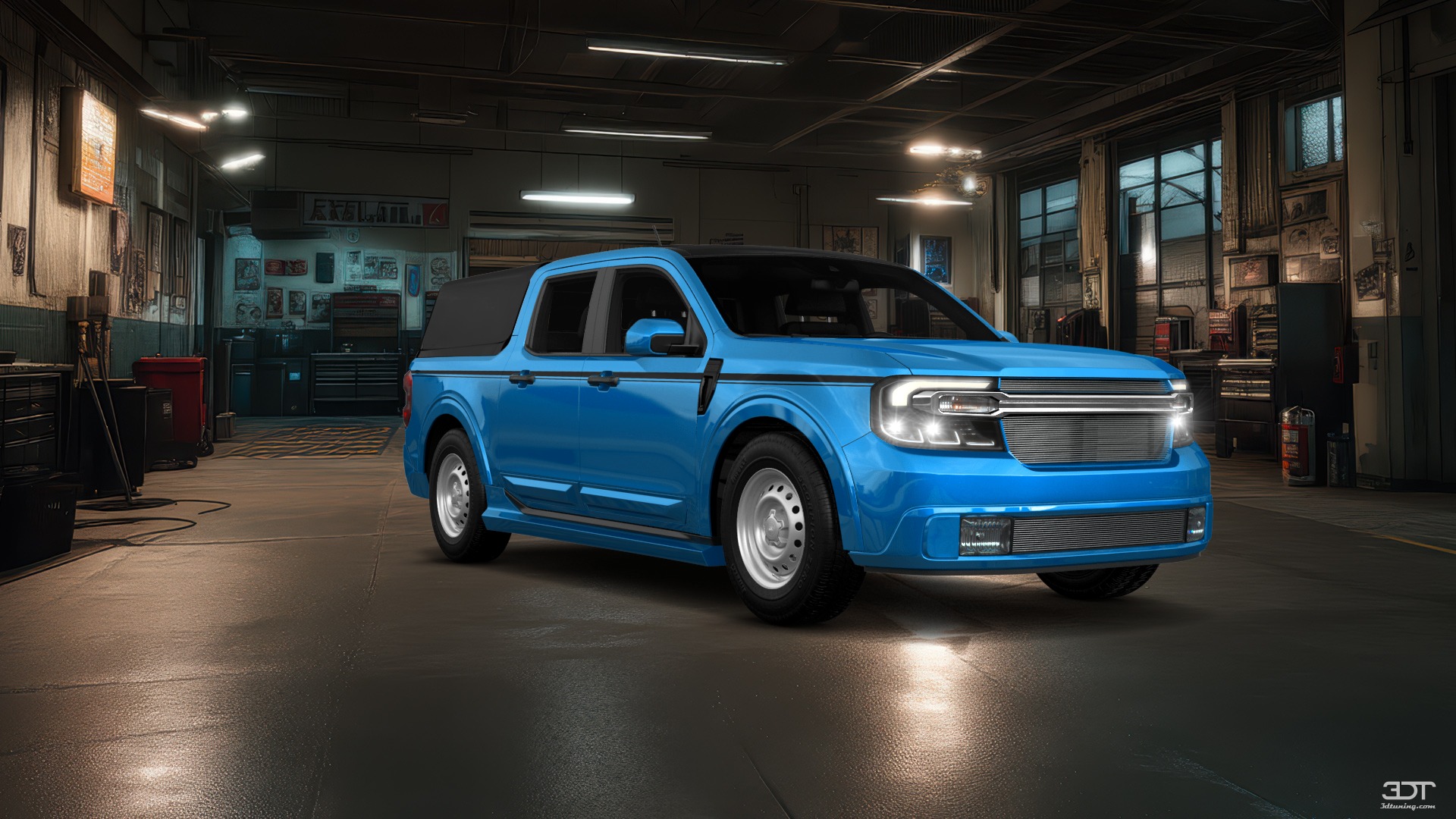 Ford Maverick 4 Door pickup truck 2022 tuning