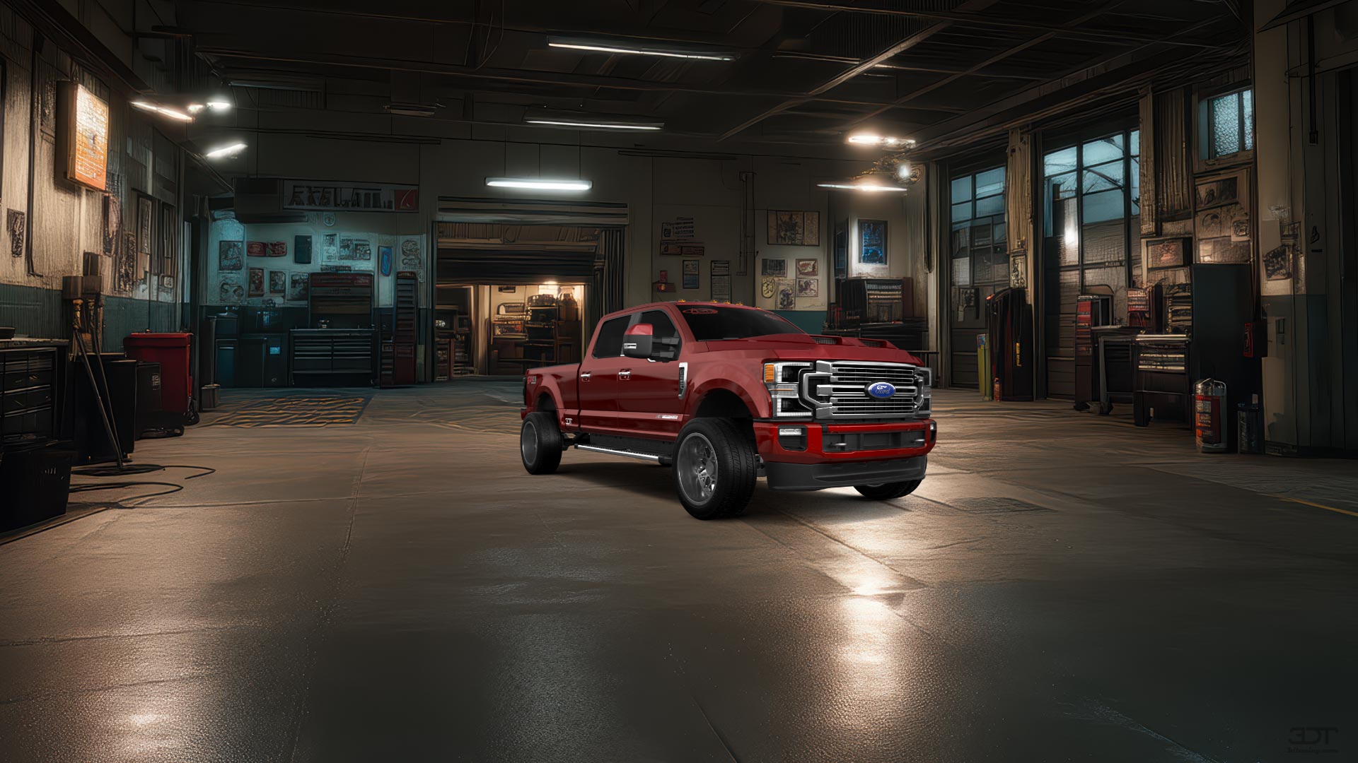 Ford F-250 4 Door pickup truck 2021 tuning