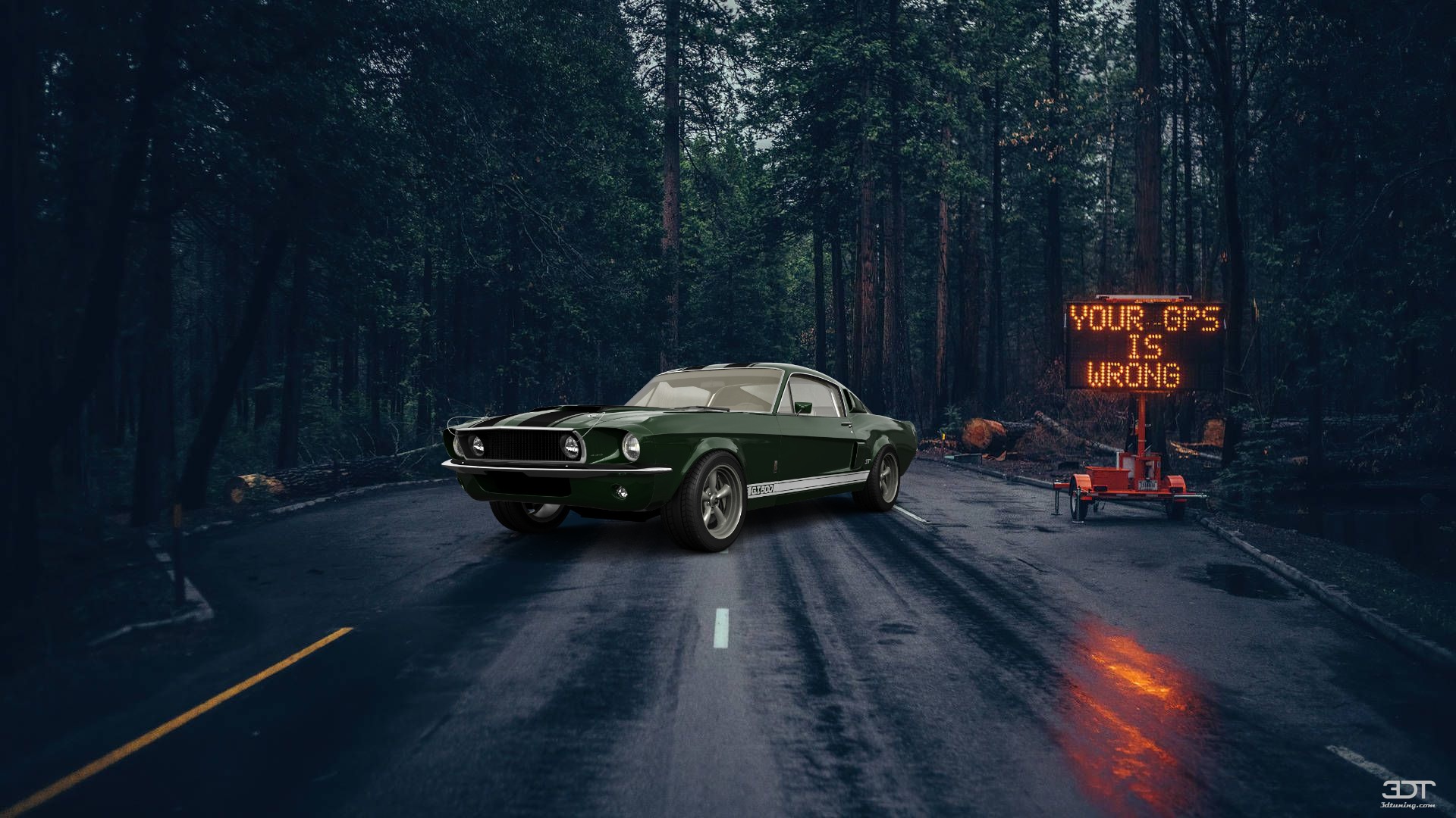 Mustang GT500 2 Door Coupe 1968