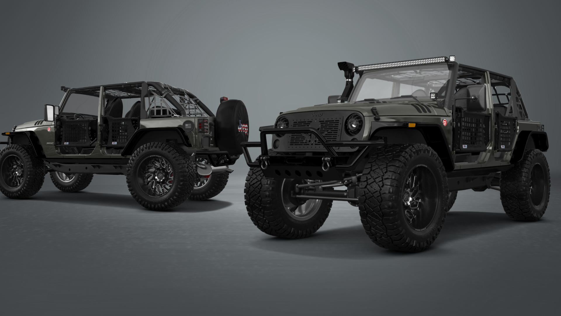 Jeep Wrangler Unlimited JK Rubicon Recon 4 Door SUV 2017 tuning