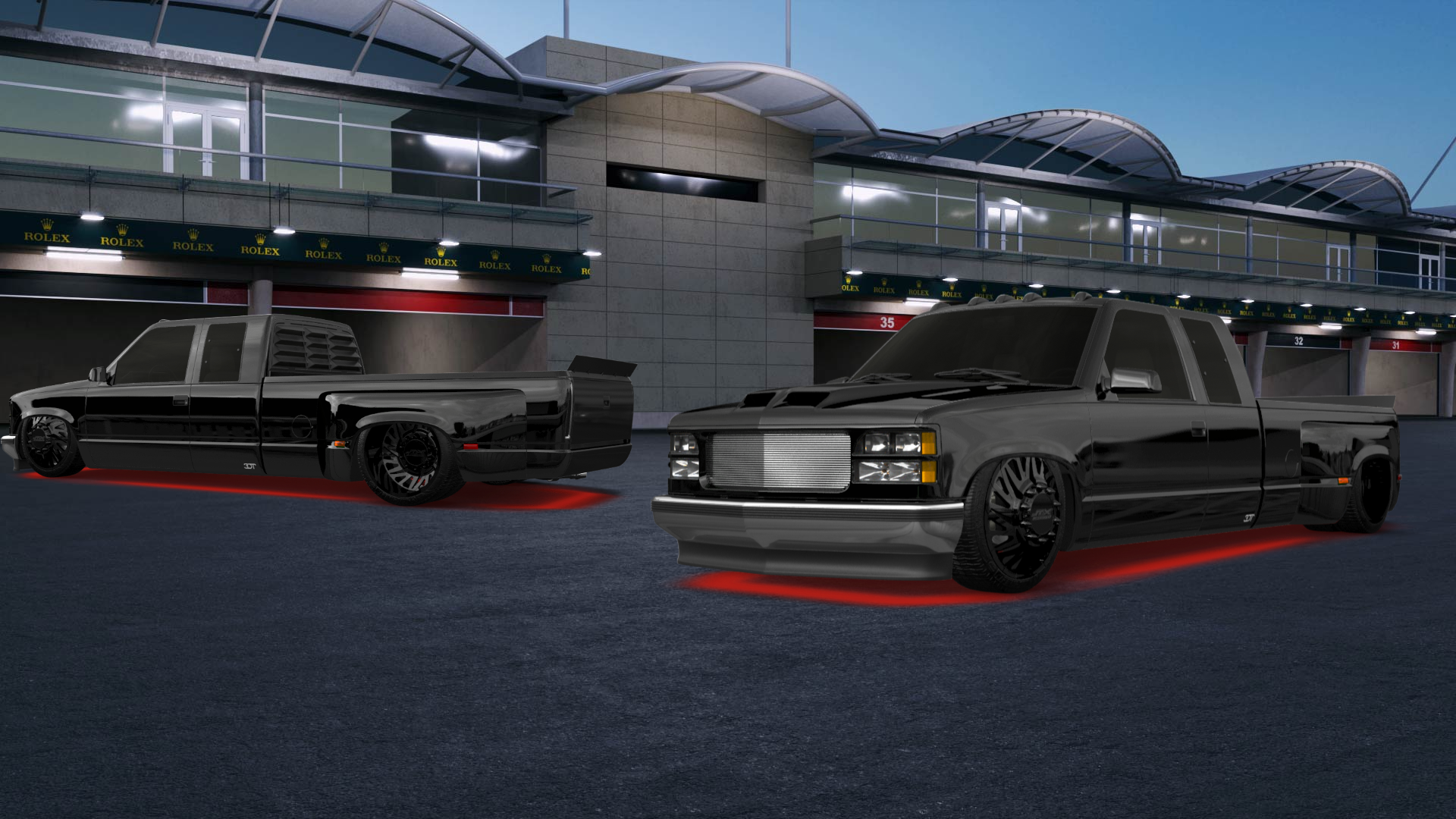 Chevrolet K3500 Extended Cab Pickup Truck 1988 tuning