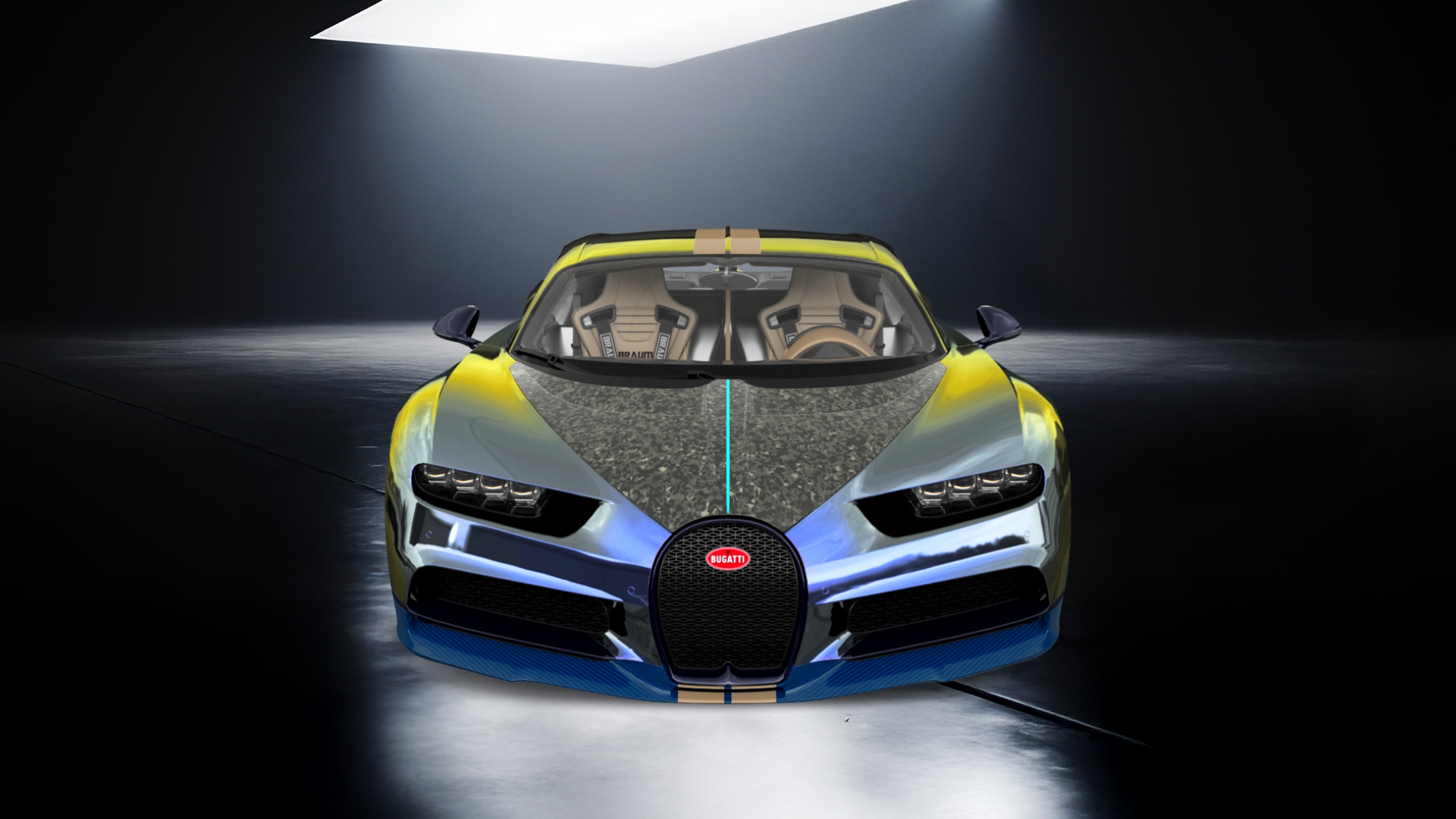 Bugatti Chiron 2 Door Coupe 2016 tuning