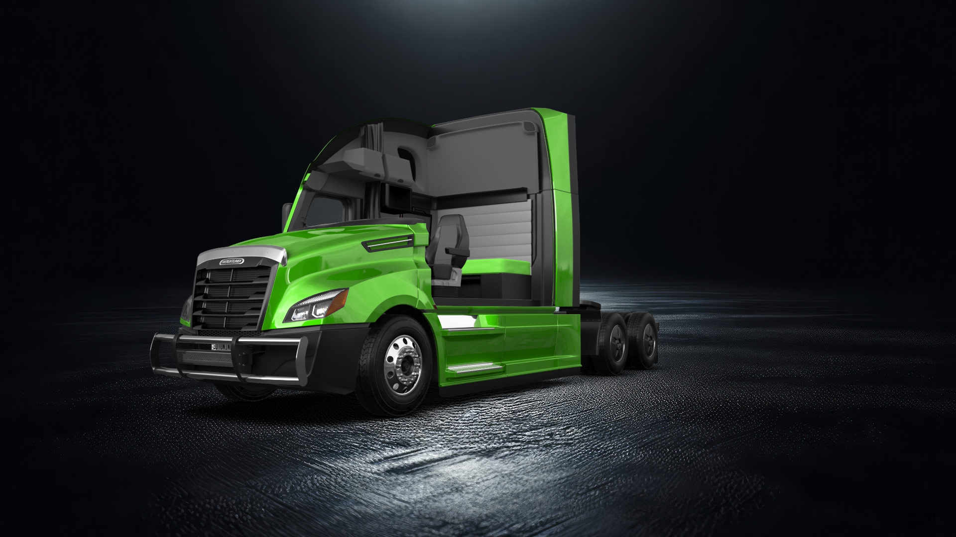 Freightliner Cascadia Sleeper Cab Truck 2018 tuning