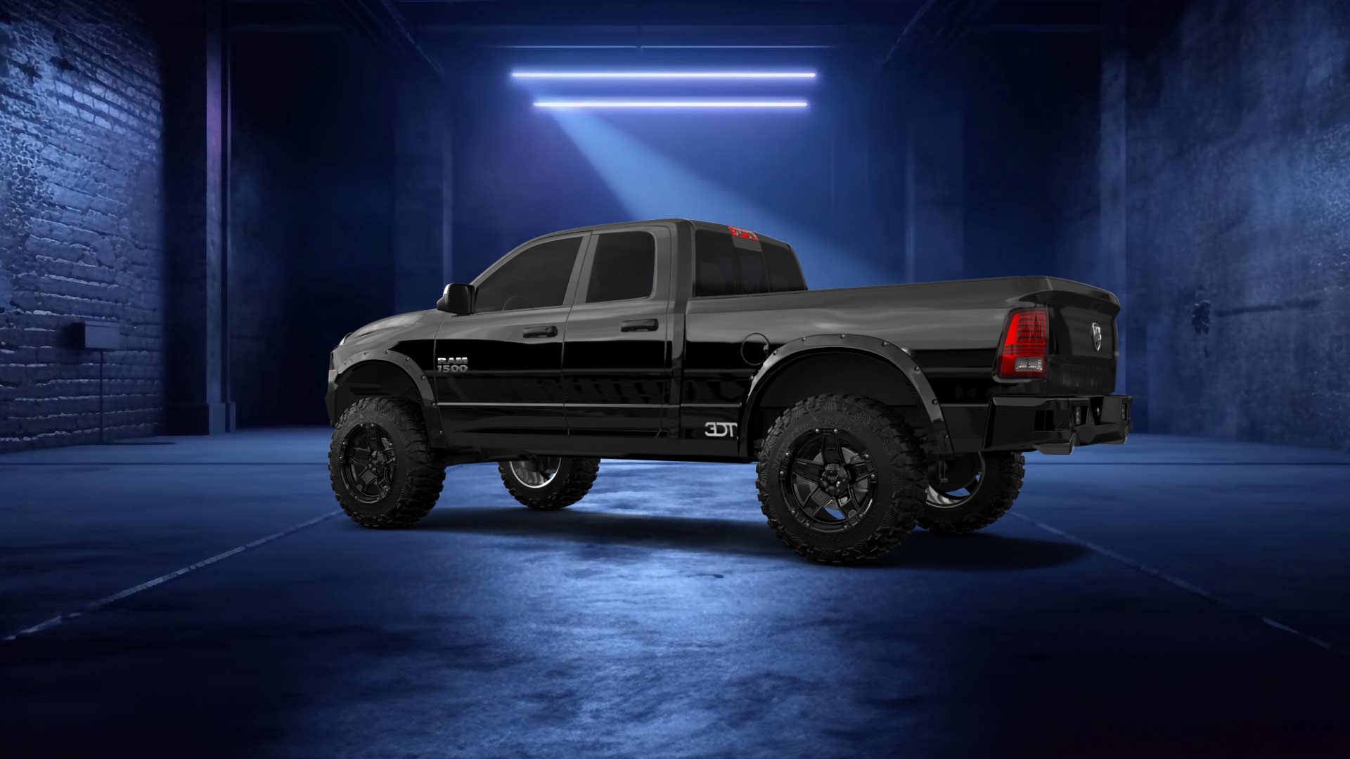 Dodge Ram 1500 6.4' box Extended Cab 4 Door pickup truck 2009 tuning