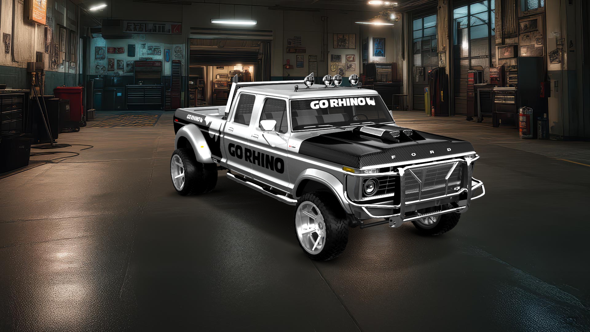 Ford F-350 Dually 4 Door pickup truck 1973 Images