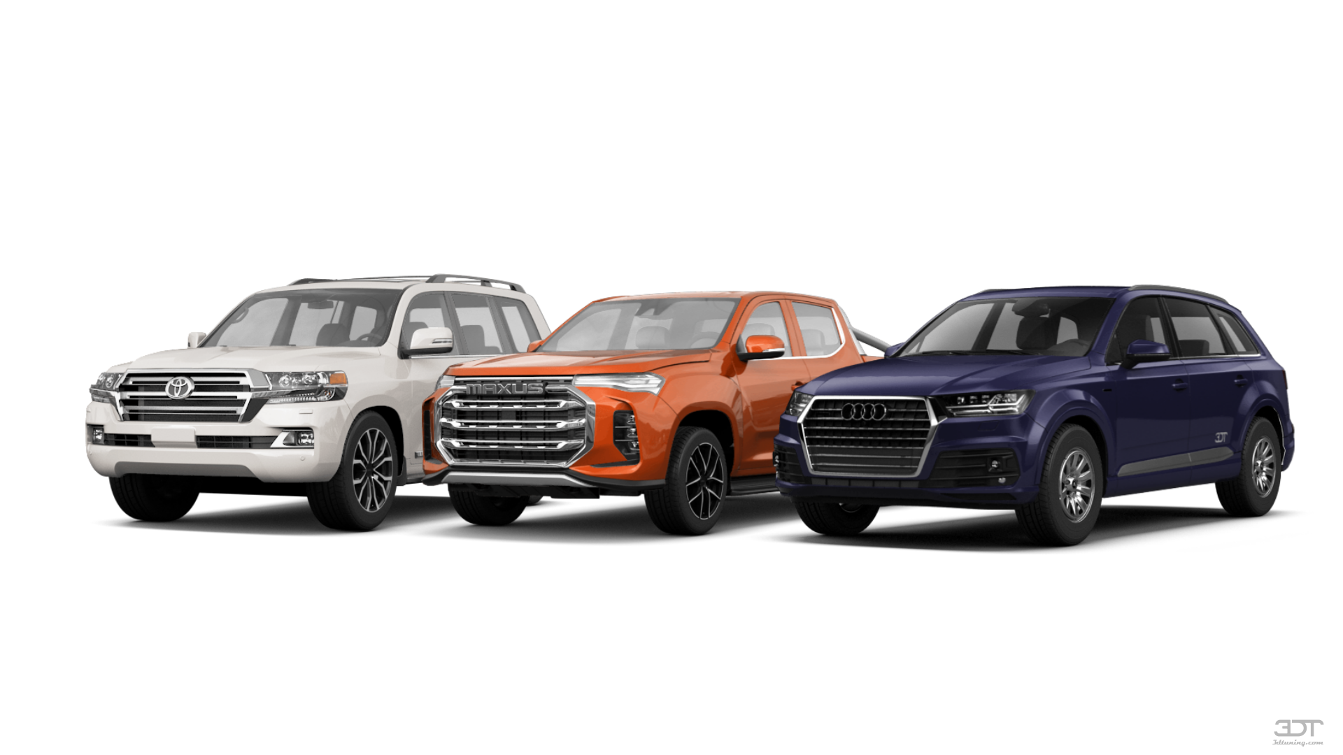 3 cars in garage