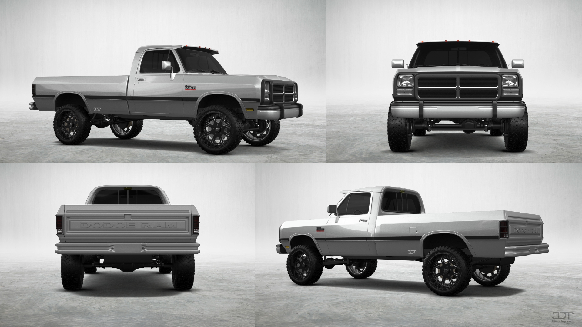 Dodge Ram 2 Door pickup truck 1991 tuning