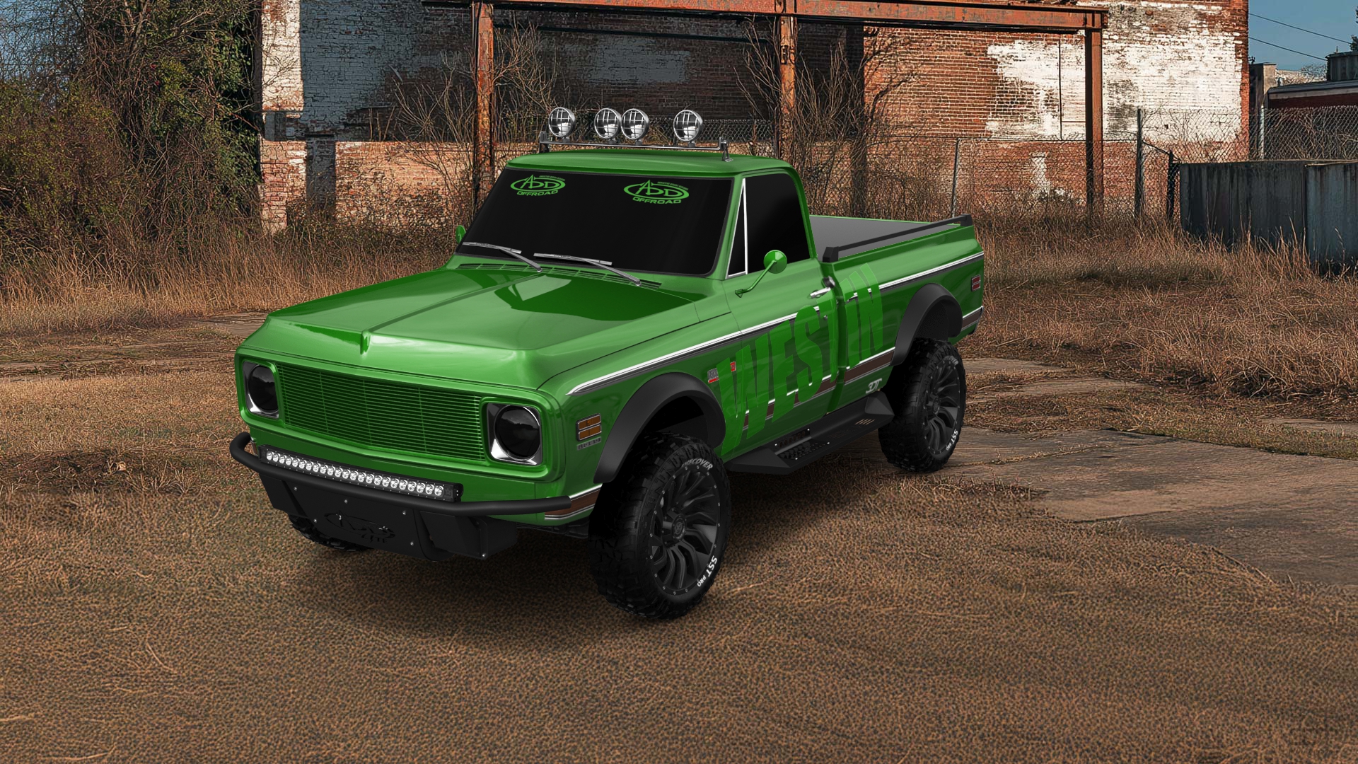 Chevrolet C-10 Cheyenne 2 Door pickup truck 1972 tuning