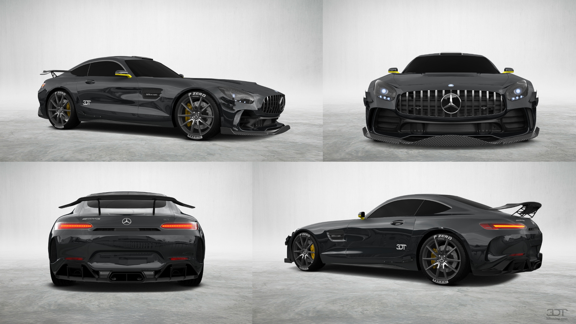 Mercedes AMG GT 2 door fastback coupe 2015 tuning