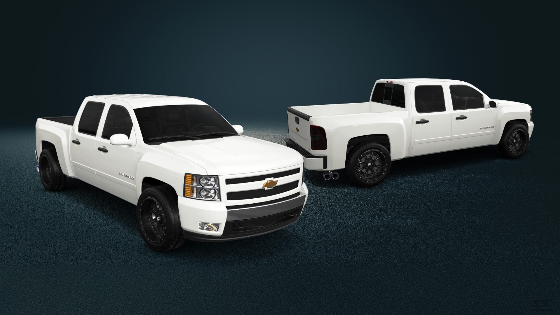 Chevrolet Silverado 1500 Crew Cab 4 Door pickup truck 2007 tuning