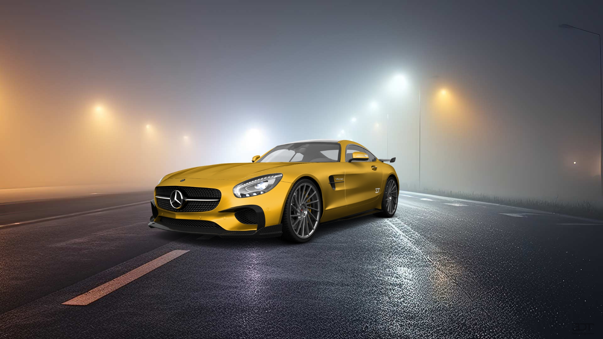 Mercedes AMG GT 2 door fastback coupe 2016