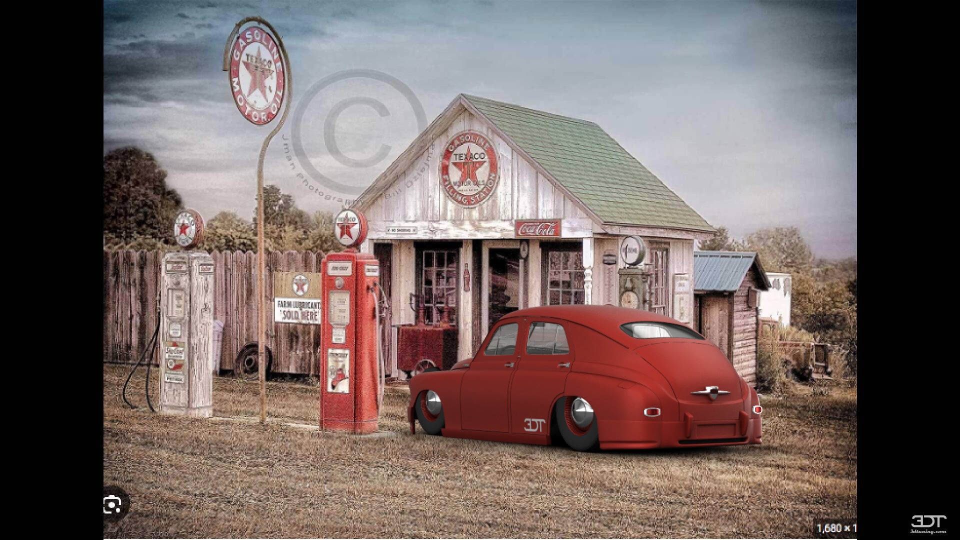 Tuning GAZ M20 Pobeda Fastback 1950