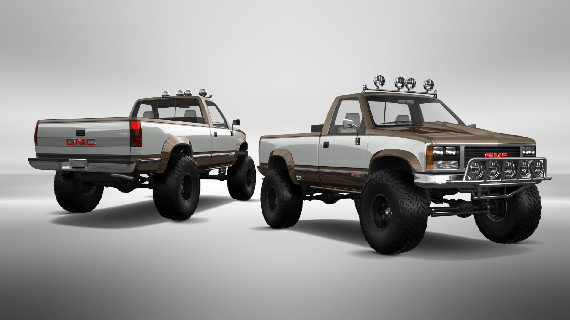 Tuning GMC Sierra 1500 2 Door pickup truck 1988