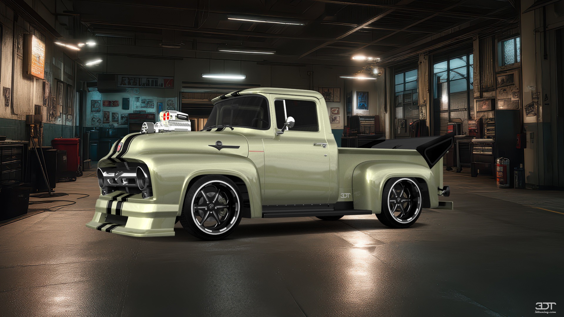 Ford F-100 2 Door truck 1956 Images