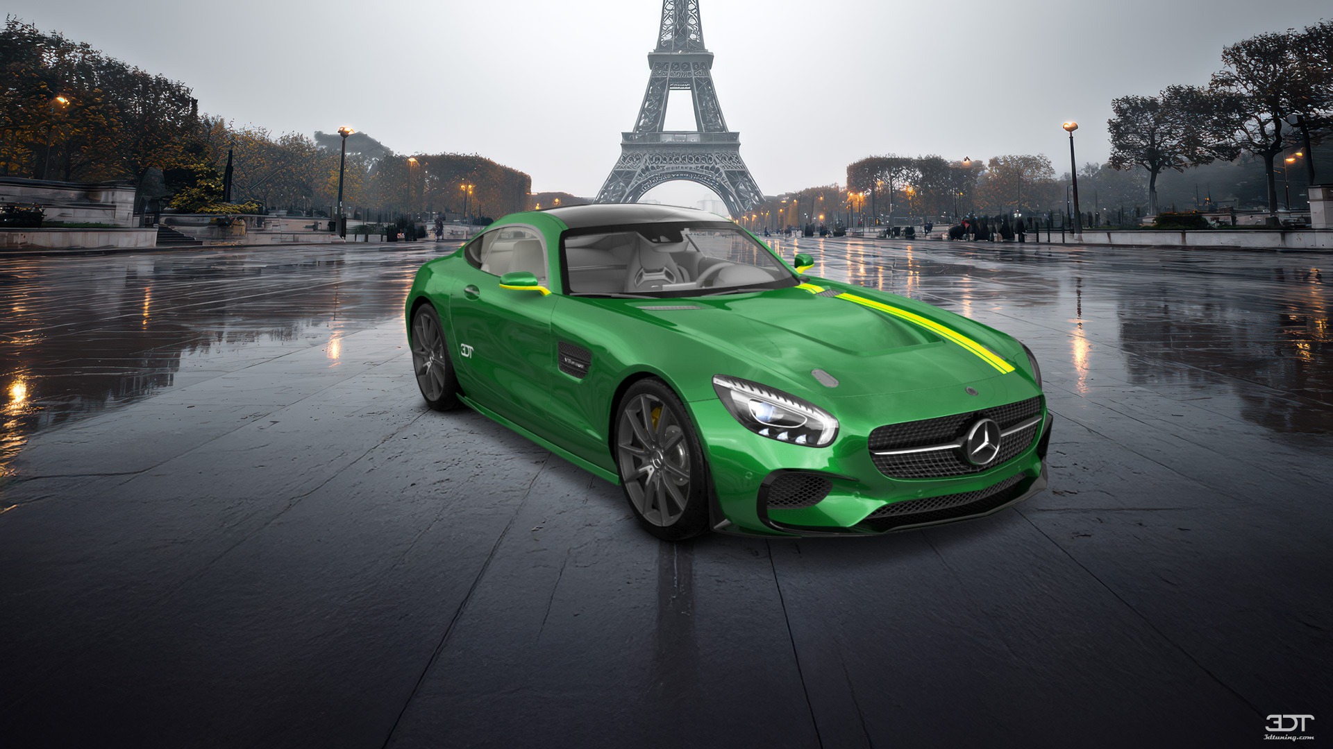 Mercedes AMG GT 2 door fastback coupe 2015 tuning