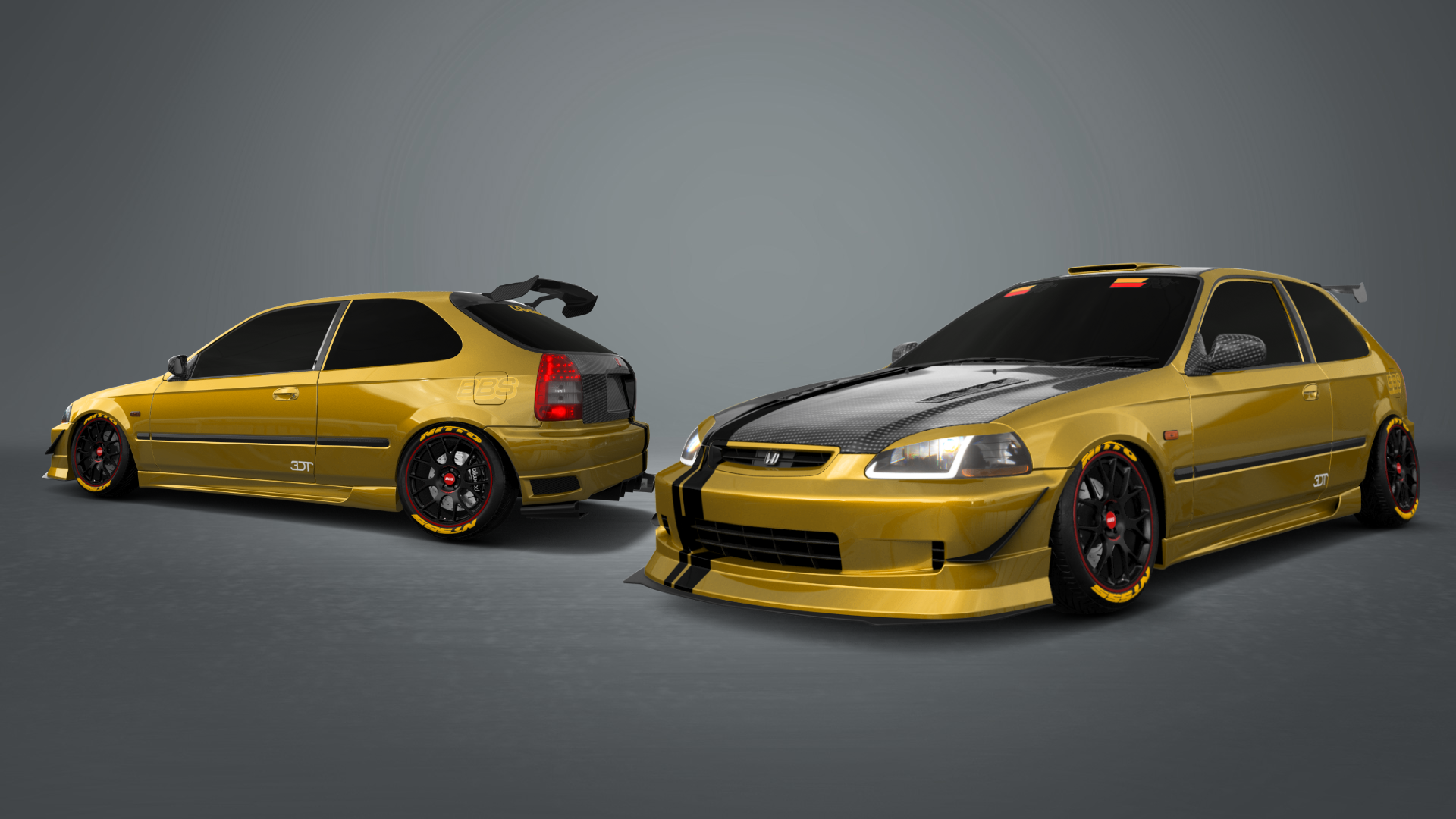 Honda Civic 3 Door Hatchback 1997 tuning