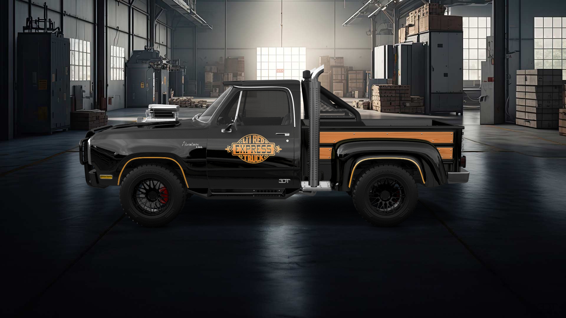 Dodge Lil Red Express 2 Door pickup truck 1979