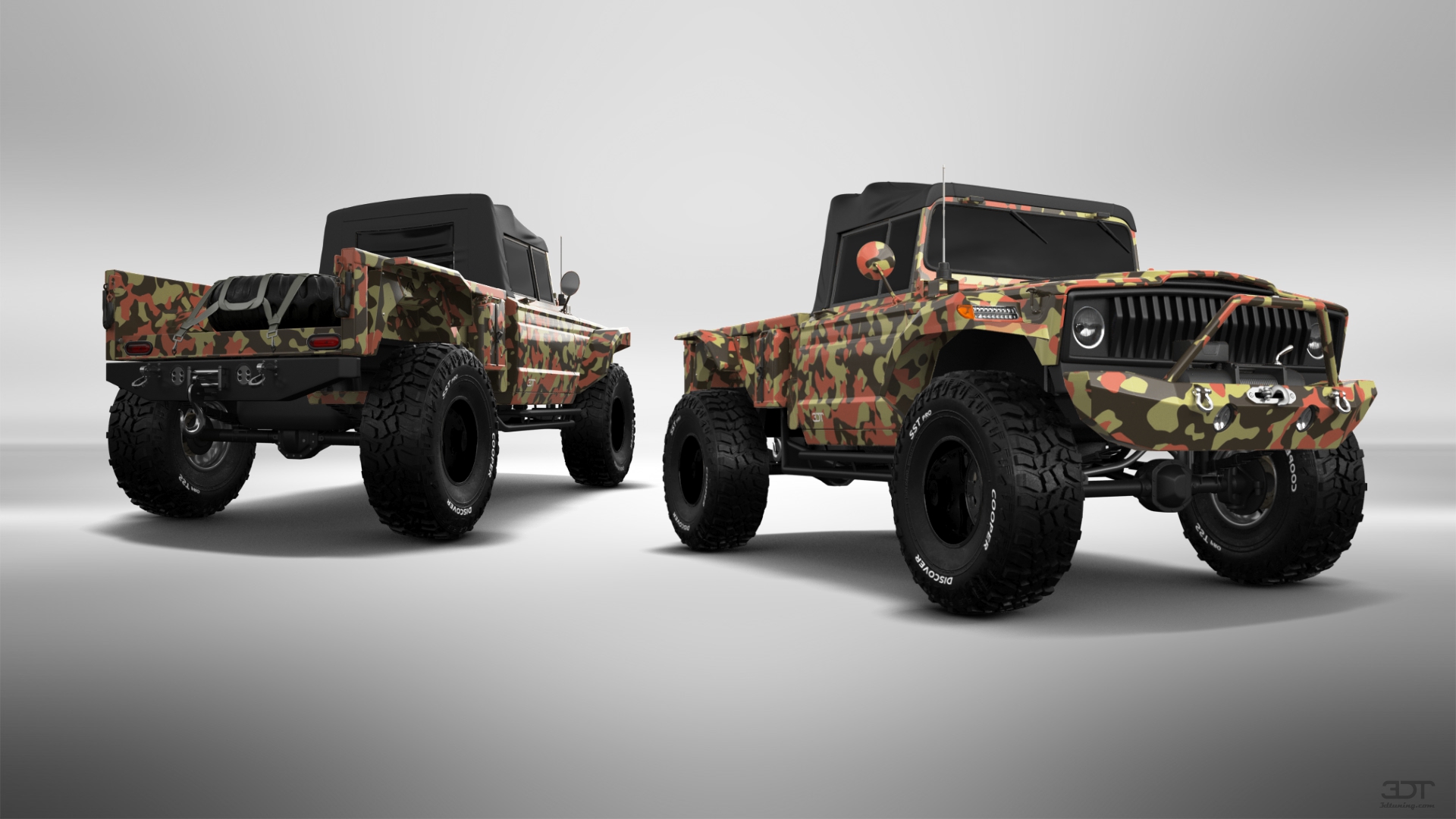 Jeep Kaiser M715 2 Door pickup truck 1968 tuning