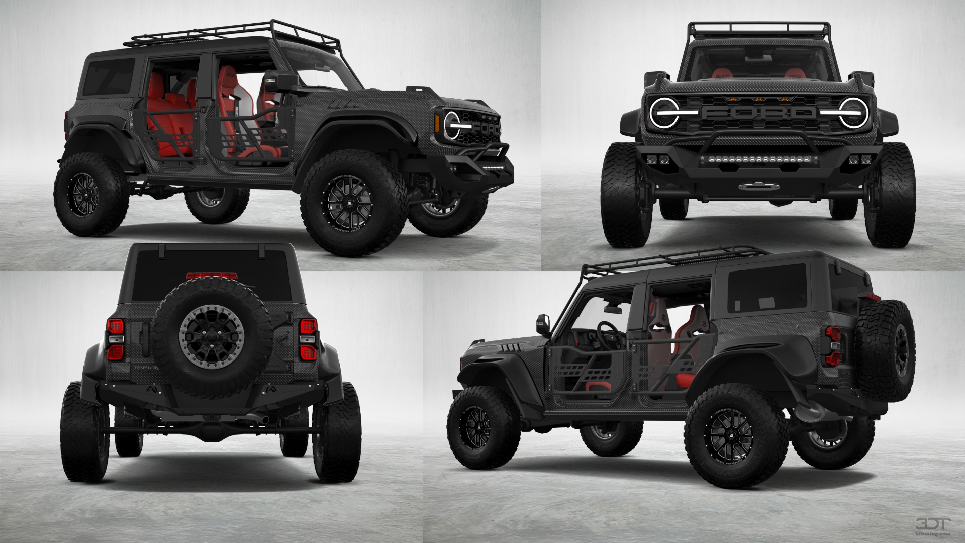 Ford Bronco Raptor 4 Door pickup truck 2022 tuning