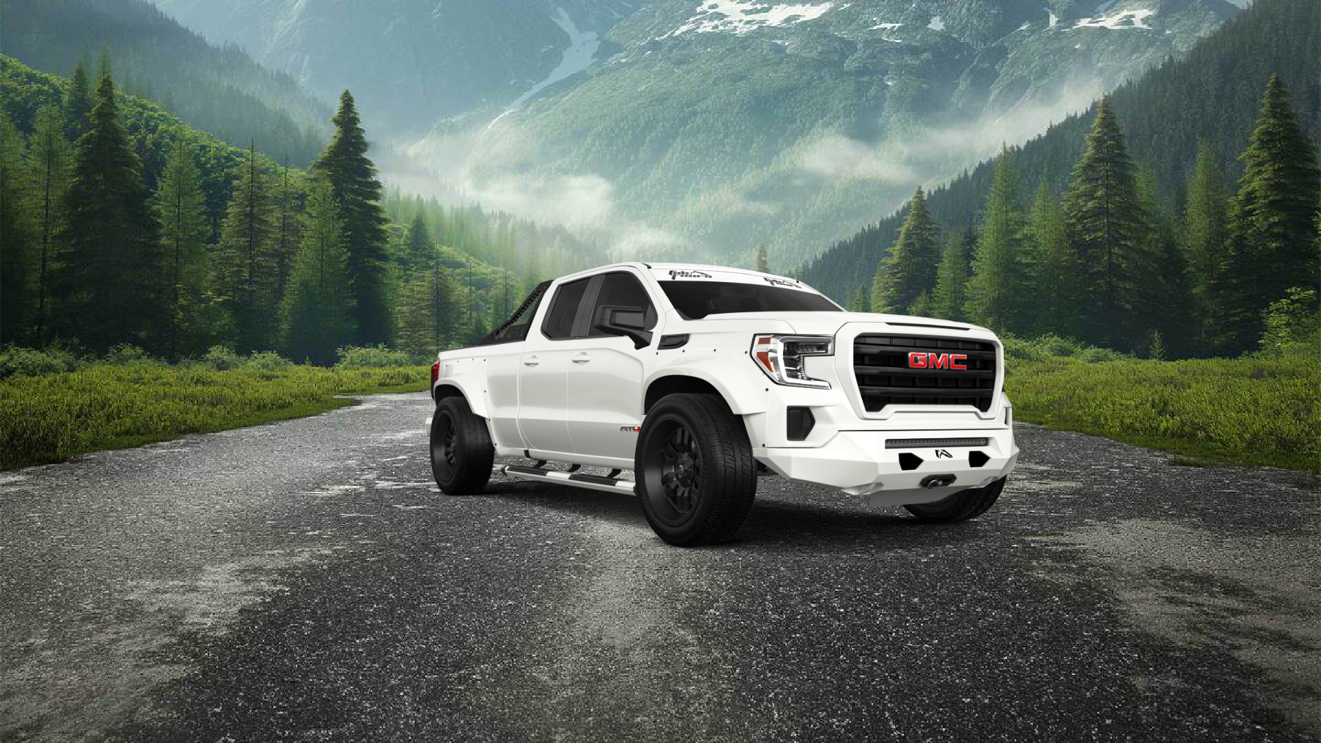 GMC Sierra 1500 4 Door pickup truck 2019 tuning
