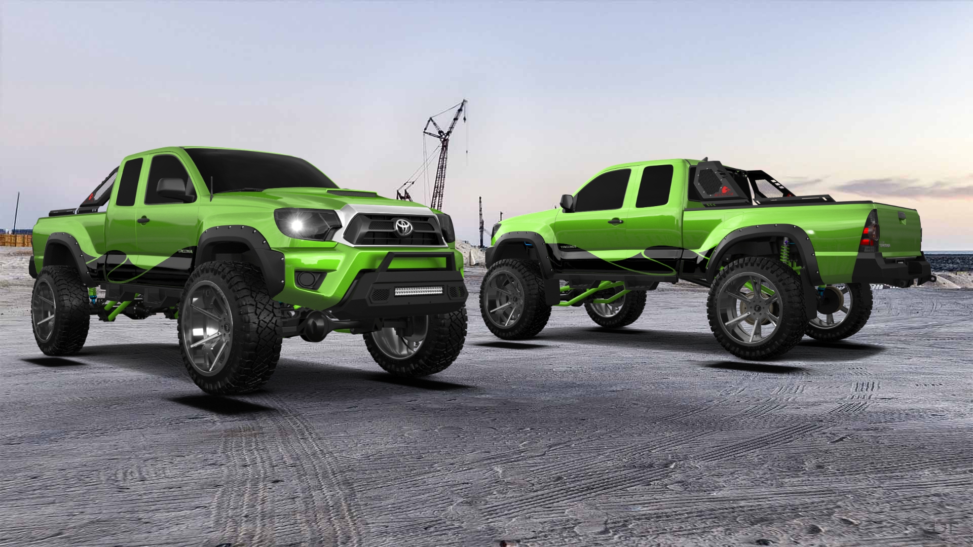 Toyota Tacoma Access Cab 6.2 ft box Pickup Truck 2012 tuning