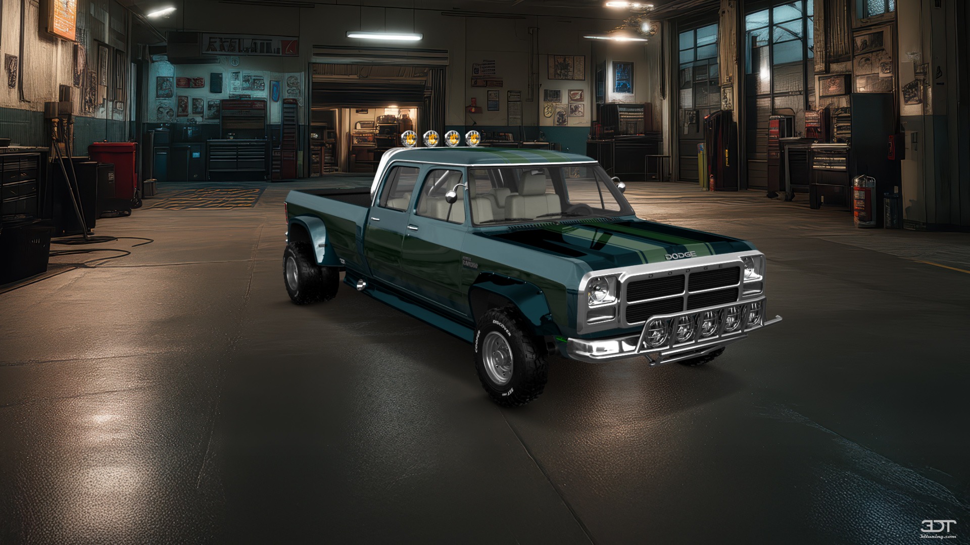 Dodge Ram 350 4 Door pickup truck 1991 tuning