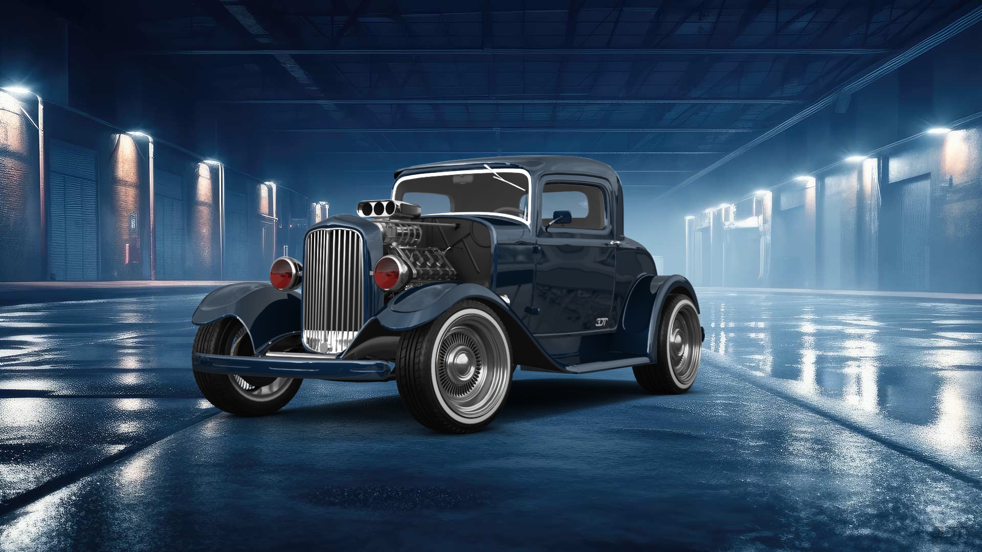 Ford Model B Deluxe 2 Door Coupe 1932