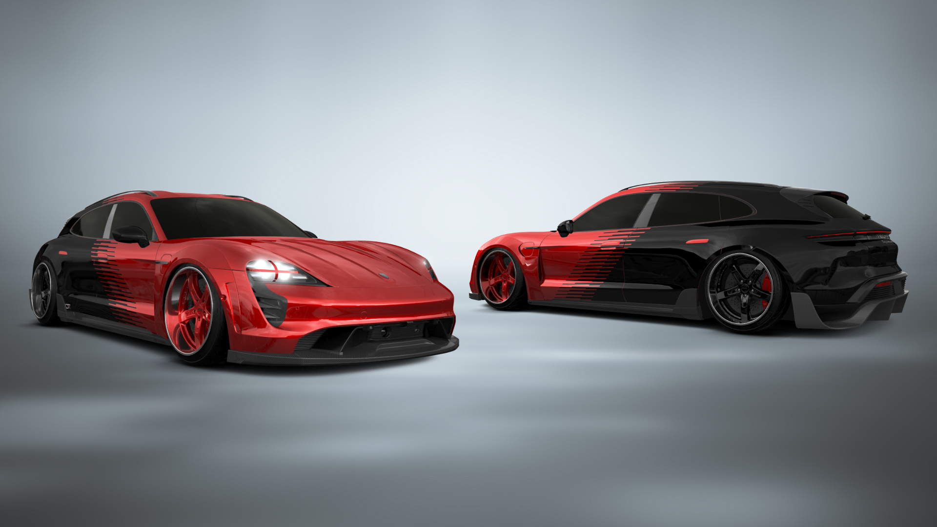 Porsche Taycan Sport Turismo Shooting Brake 2019 tuning