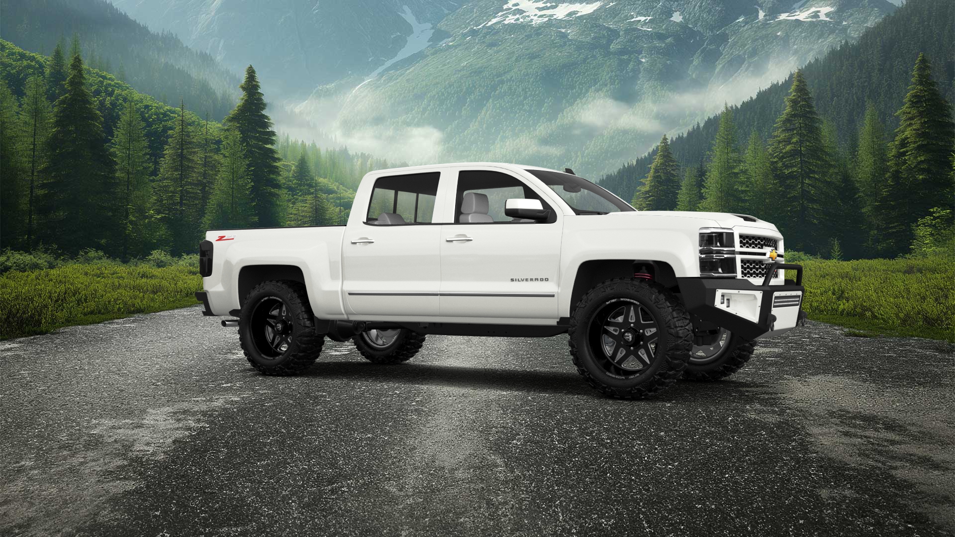 Chevrolet Silverado 1500 4 Door pickup truck 2014 tuning