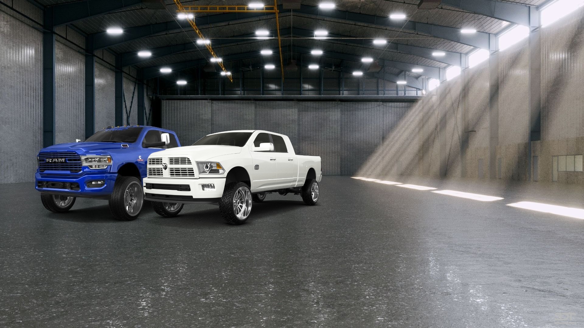 Dodge Ram 2500 Mega Cab 6.4 ft box 4 Door pickup truck 2010