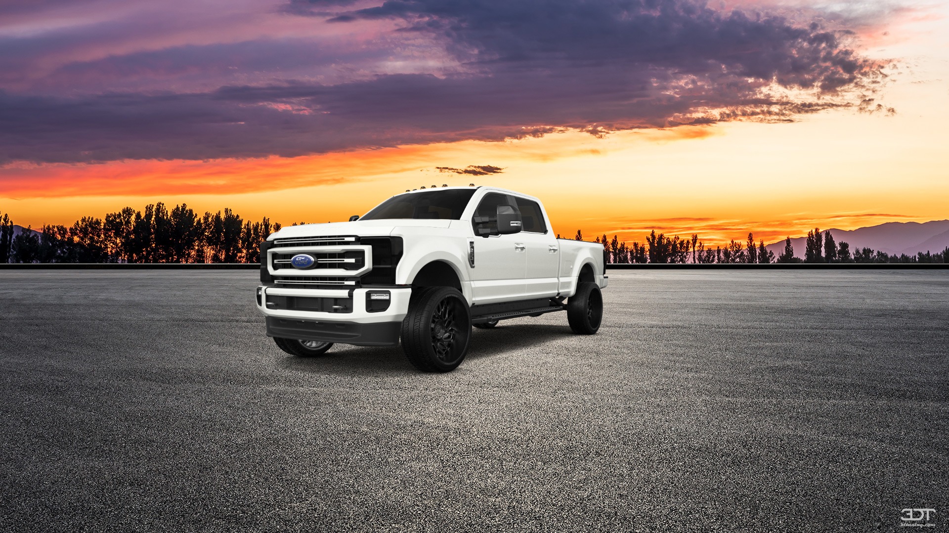 Ford F-250 4 Door pickup truck 2021 tuning