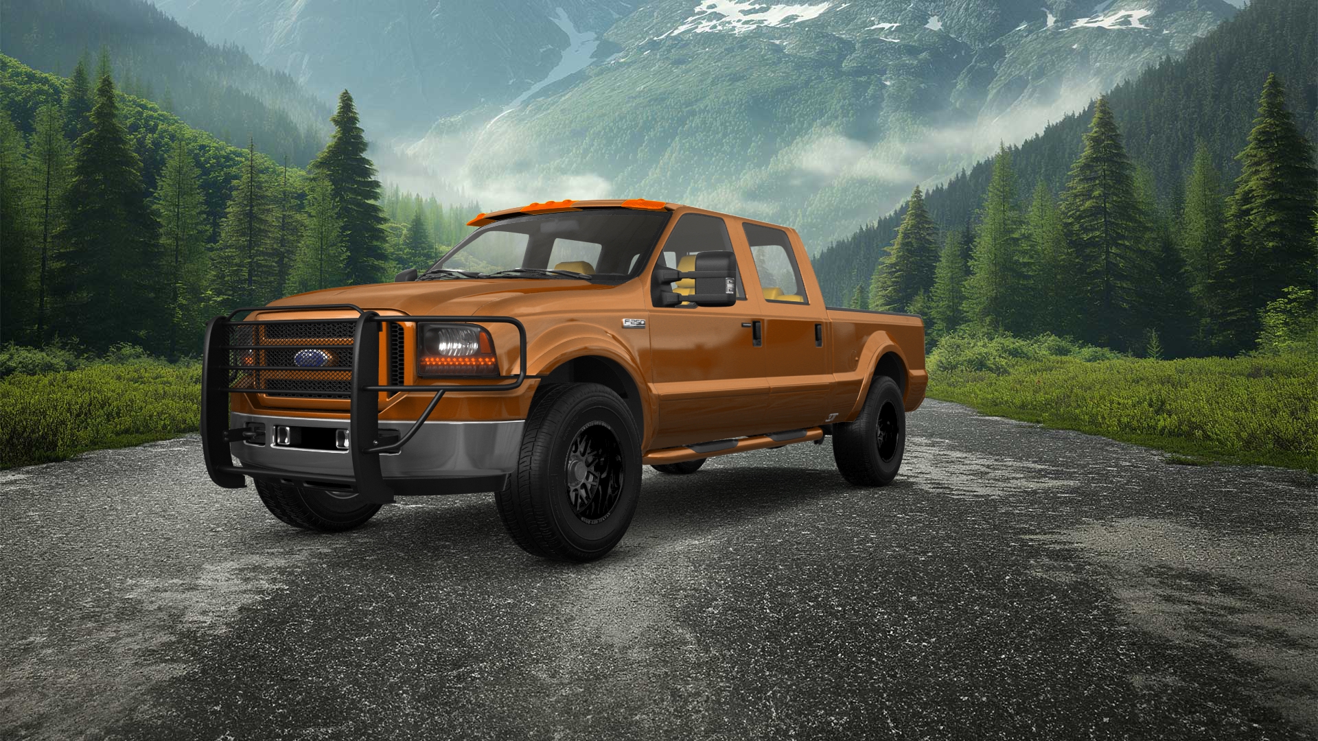 Ford F-250 Crew Cab 4 Door pickup truck 1999