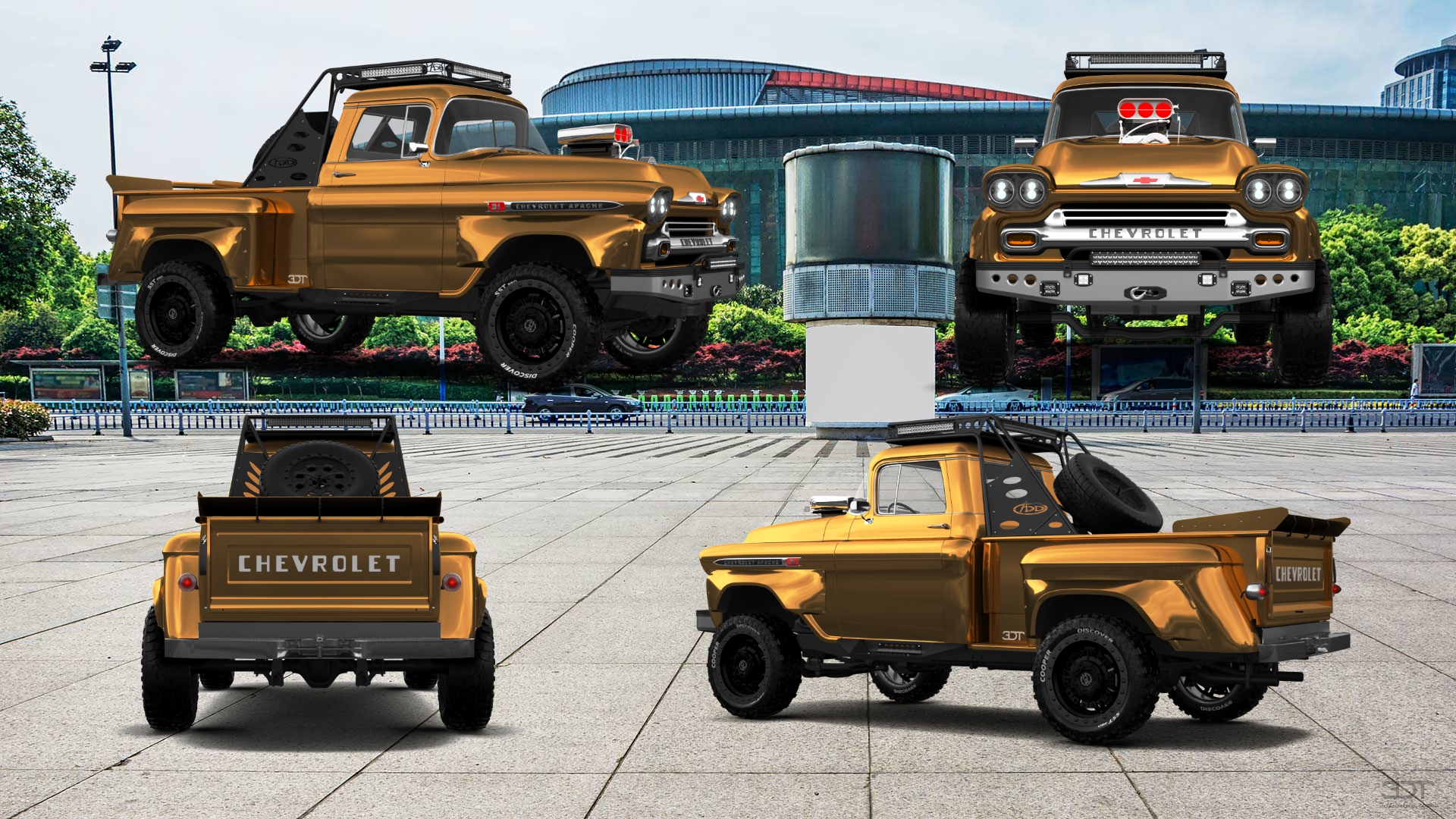 Chevrolet Apache Stepside 2 Door pickup truck 1959