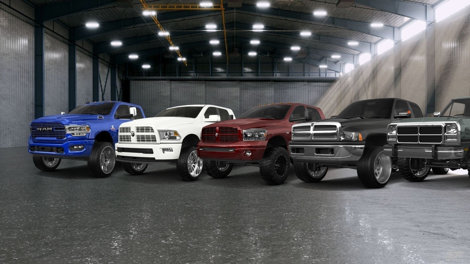 Dodge Ram 2 Door pickup truck 1991