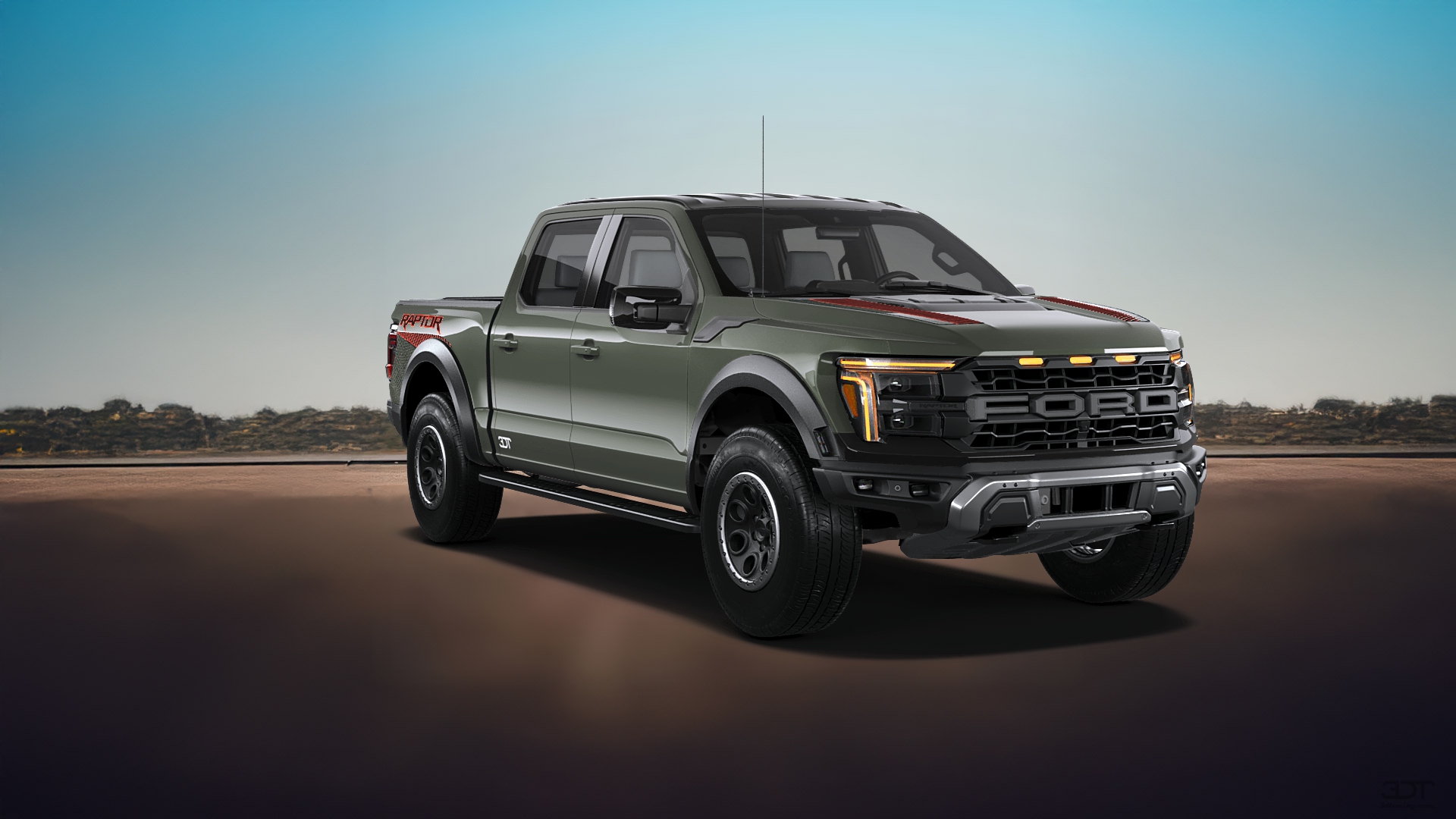 Ford F-150 Raptor 4 Door pickup truck 2024 tuning