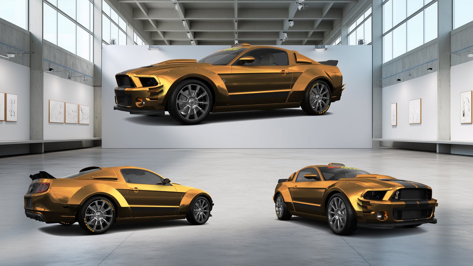 Ford Mustang GT500 2 Door Coupe 2013 tuning