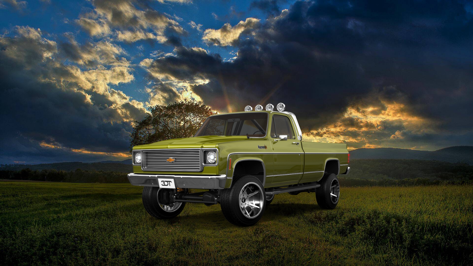 Chevrolet Silverado C-10 2 Door pickup truck 1973 Images