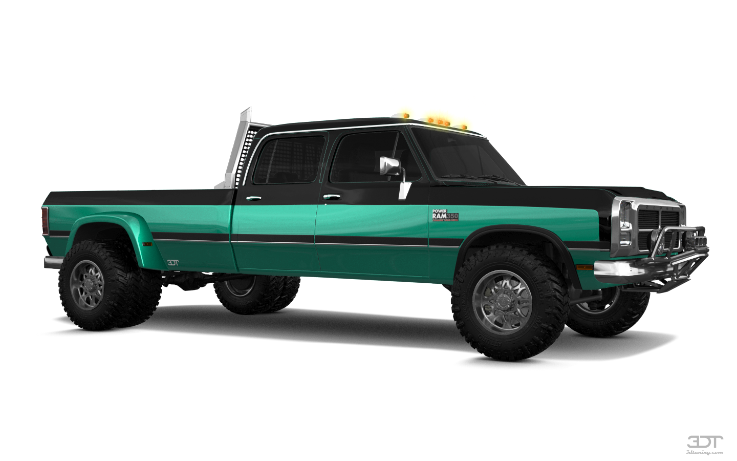 Tuning Dodge Ram 350 4 Door pickup truck 1991