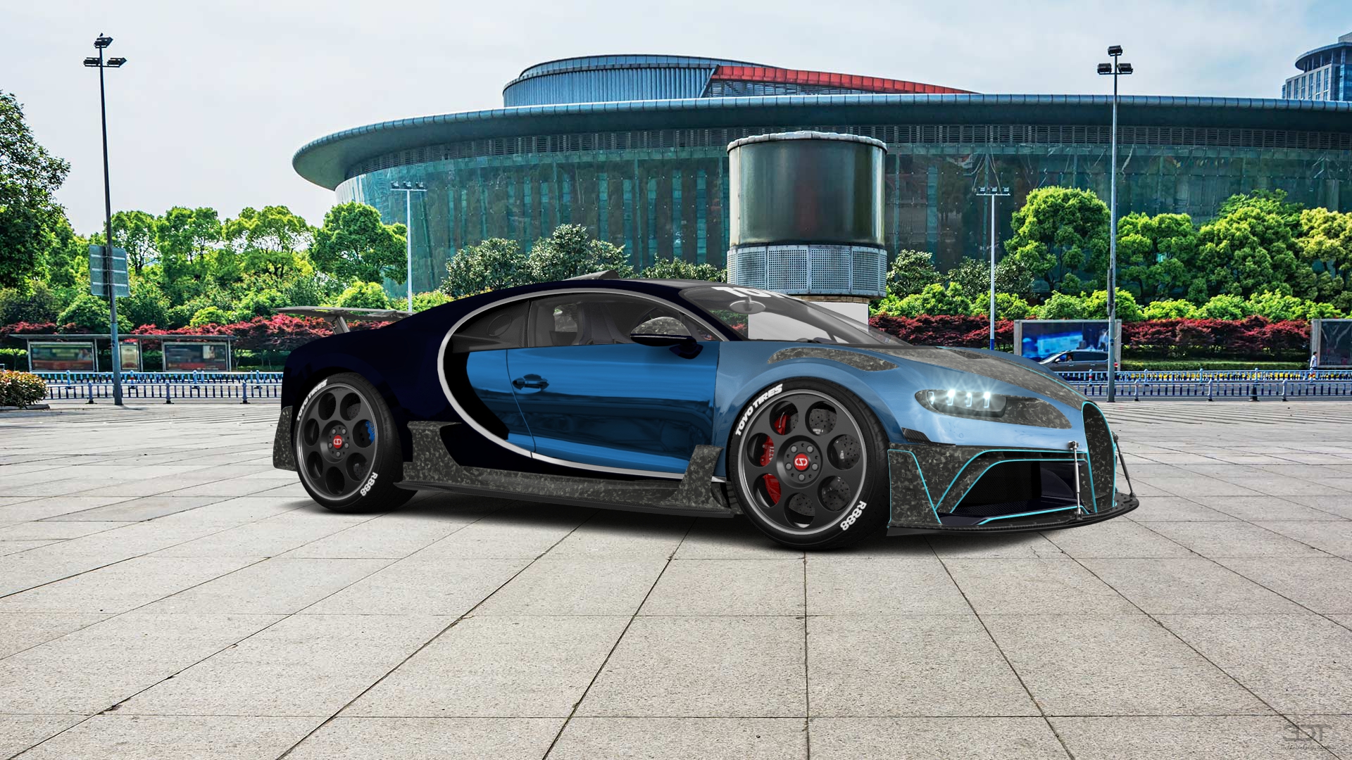 Bugatti Chiron 2 Door Coupe 2016 tuning