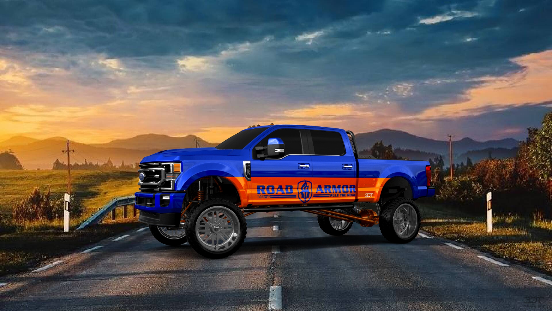 Ford F-250 4 Door pickup truck 2021 tuning