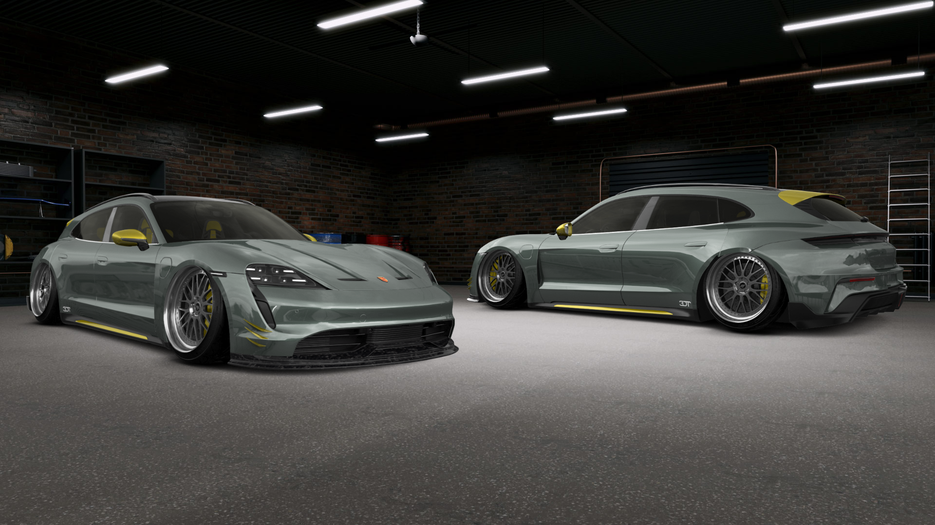 Porsche Taycan Sport Turismo Shooting Brake 2019 tuning