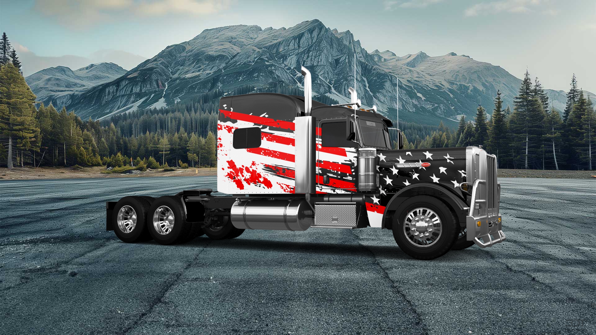 Peterbilt 389 Sleeper Cab Truck 2016 tuning