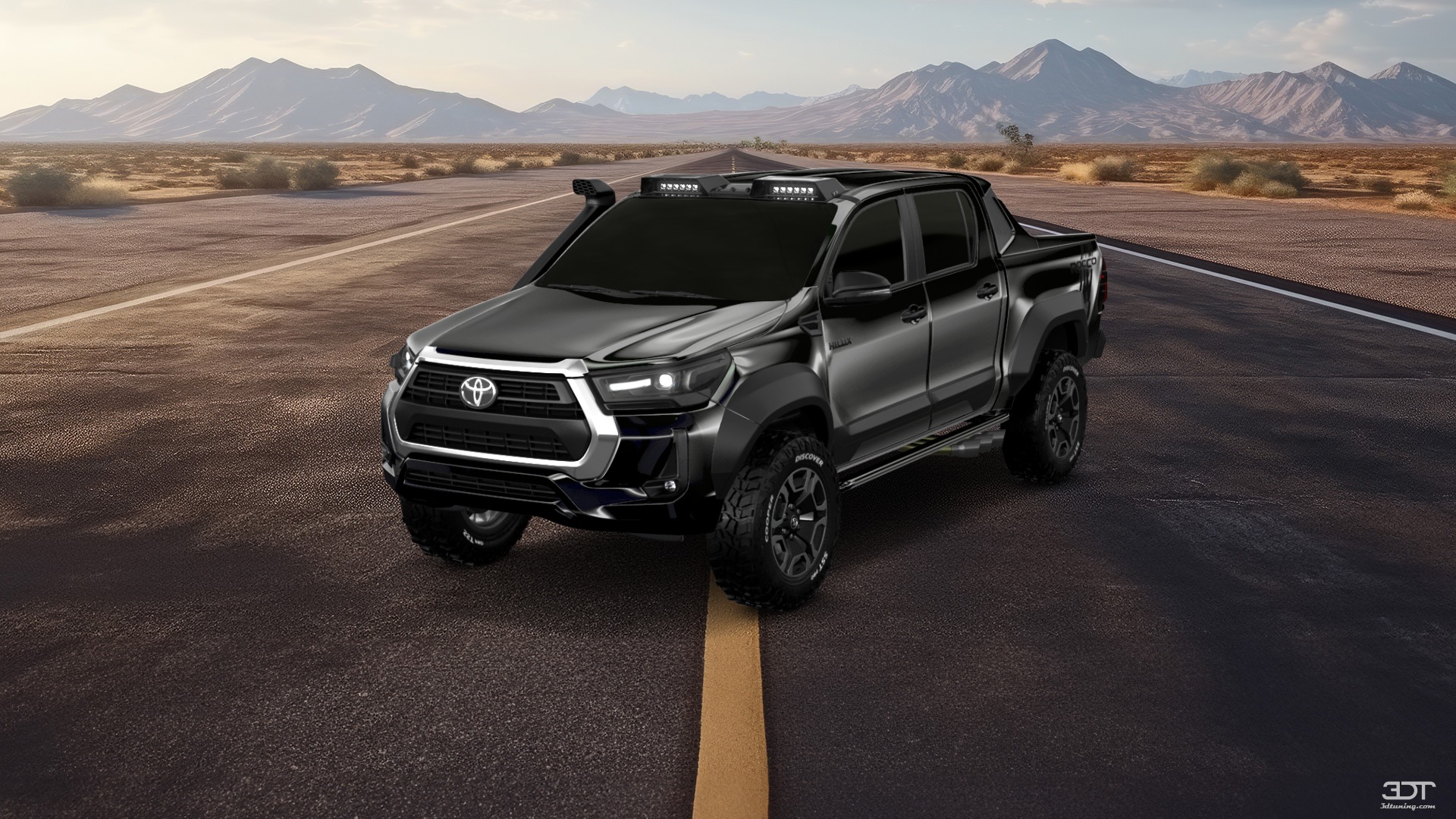 Toyota Hilux Double Cab 4 Door pickup truck 2015 tuning