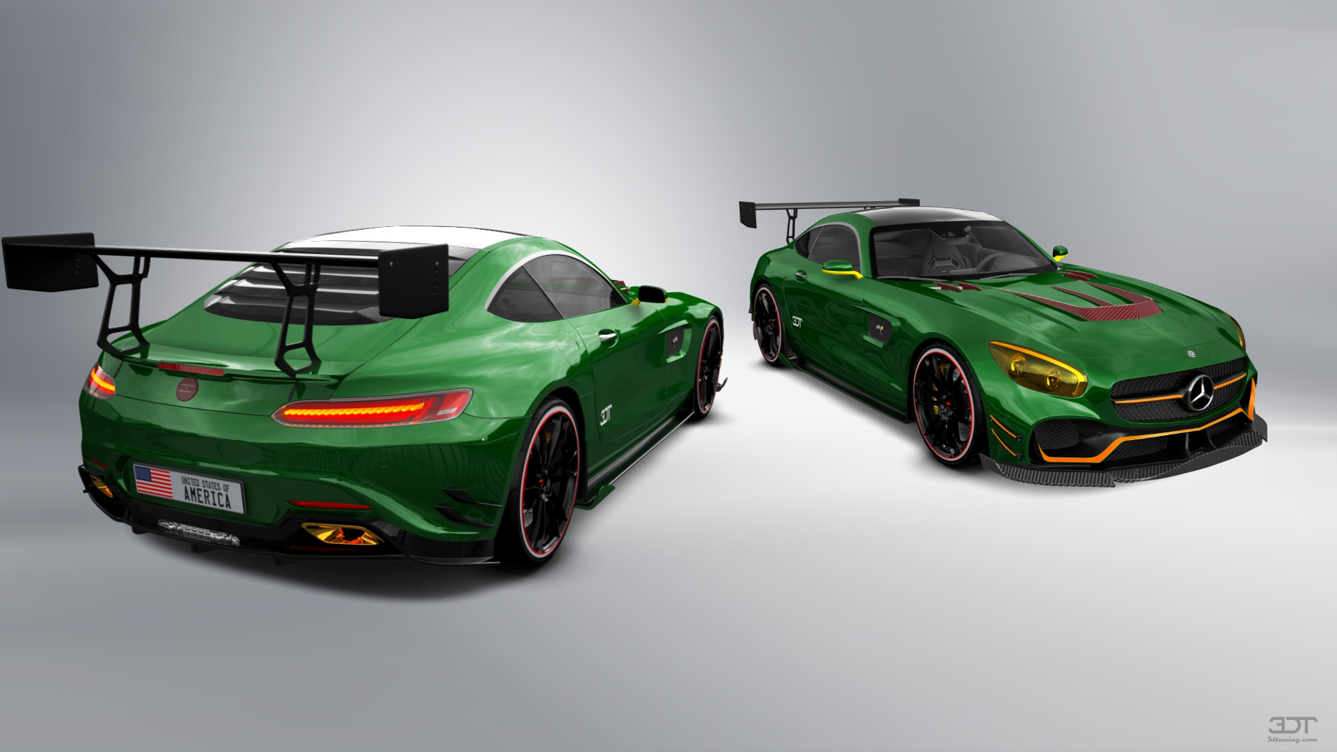 Mercedes AMG GT 2 door fastback coupe 2015 tuning
