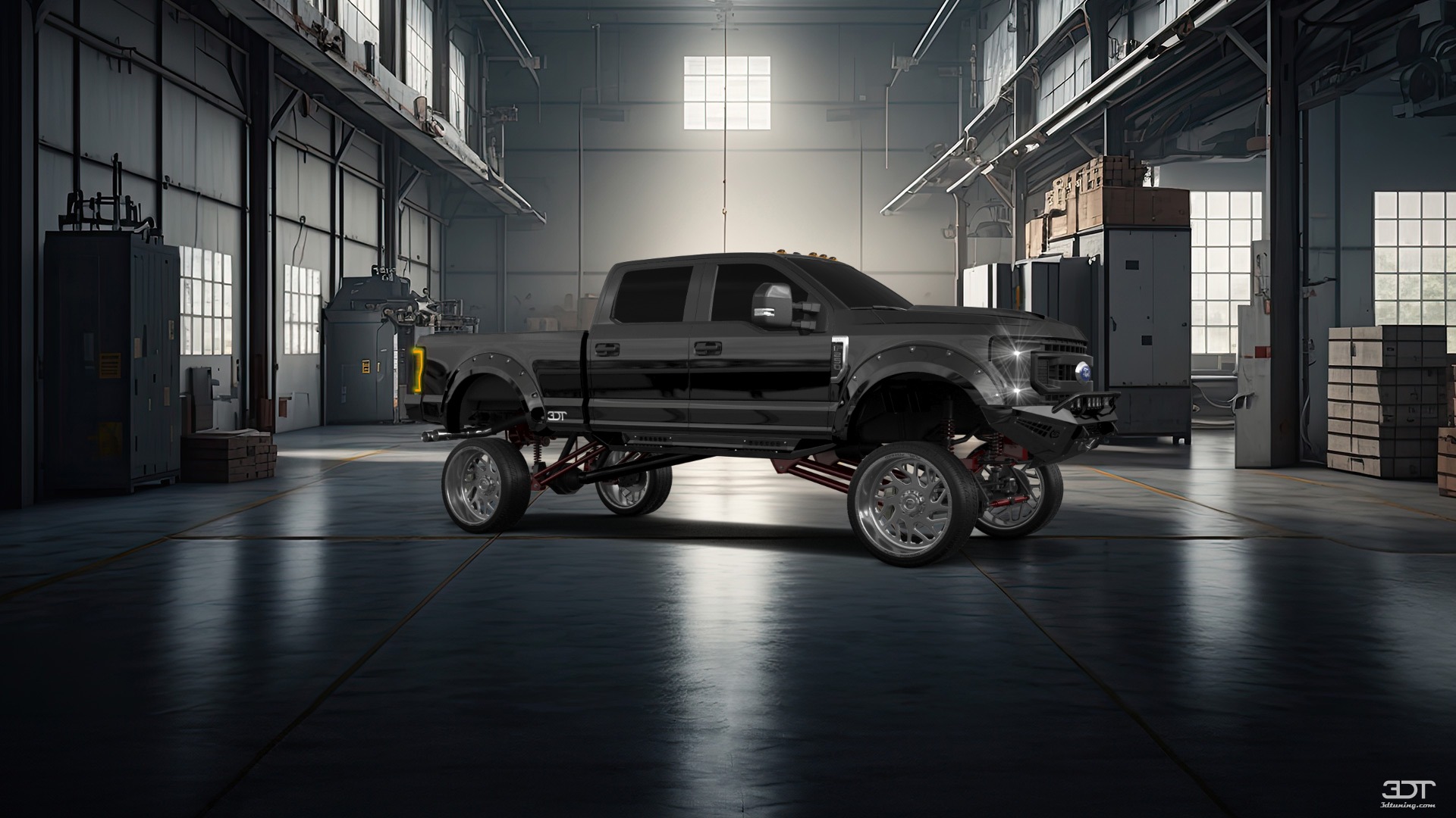 Tuning Ford F-250 4 Door pickup truck 2021