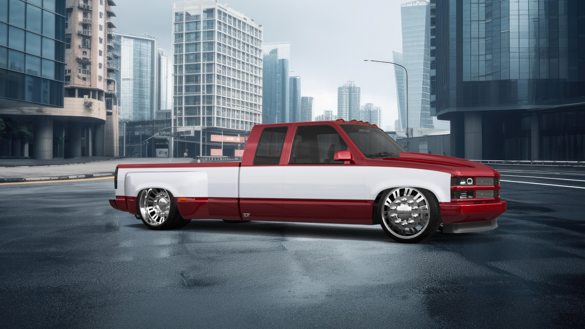Chevrolet K3500 Extended Cab Pickup Truck 1988