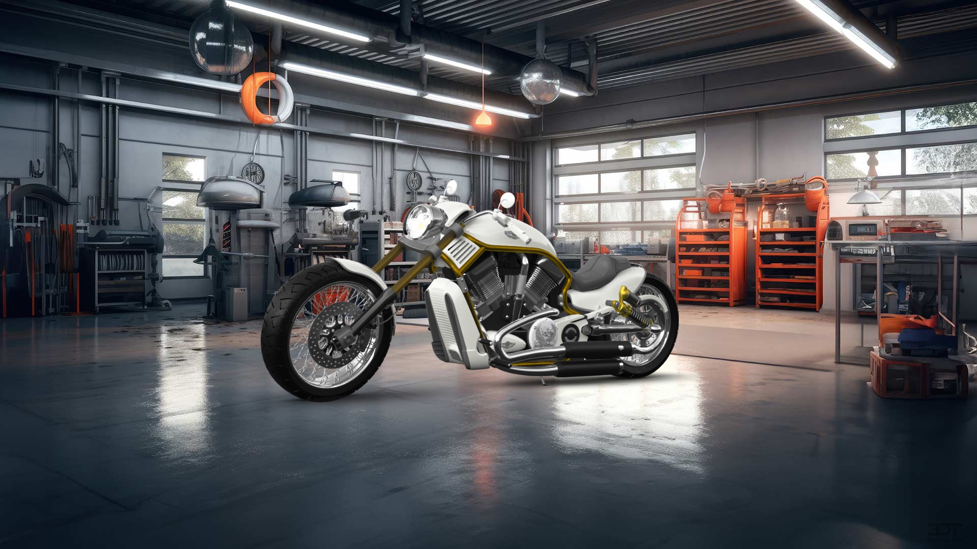 Harley-Davidson Custom Chopper Cruiser 2011