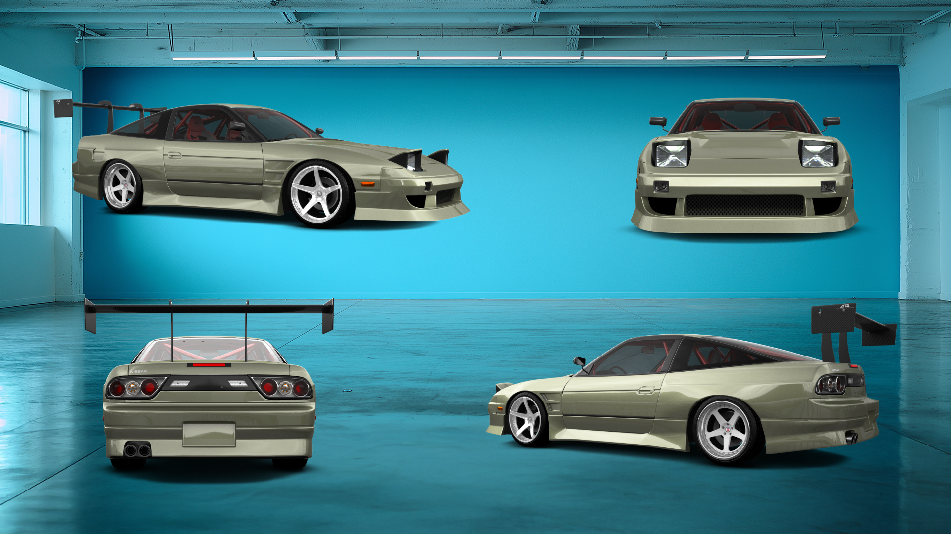 Nissan 240SX 3 Door Hatchback 1989 tuning